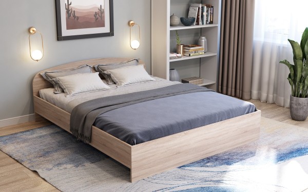 Кровать ХЛОЯ  КР-003 (Закругленный щиток) 1240 мм СНЯТО