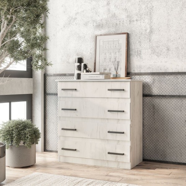 "Стандарт №6" Комод (Дуб крафт белый) 