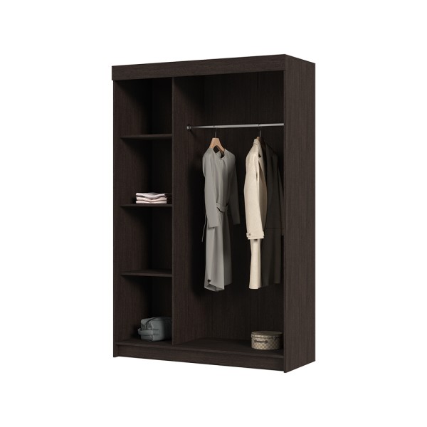 Спальня БАСЯ ШКК 551 шкаф купе (1,3х2,02х0,516) фасад БЕЛФОРТ/корпус ВЕНГЕ СНЯТО