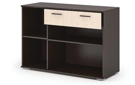 КОМОД №4 (1,2х0,83х0,46) фасад БЕЛФОРТ/корпус ВЕНГЕ