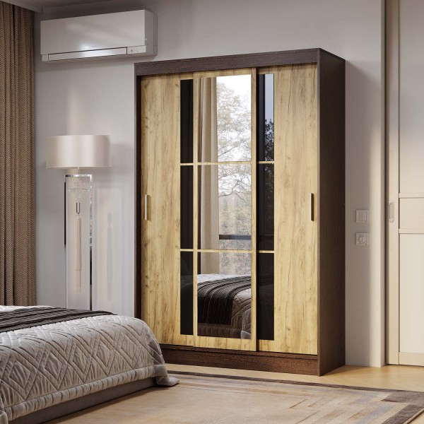 "Денвер" Шкаф-купе ШКК-03 Венге/крафт