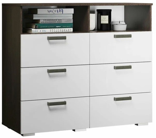 "Азаро" Комод "BTS"  Венге/белый глянец  