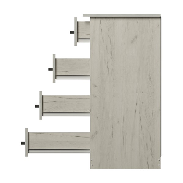 "Стандарт №6" Комод (Дуб крафт белый) 