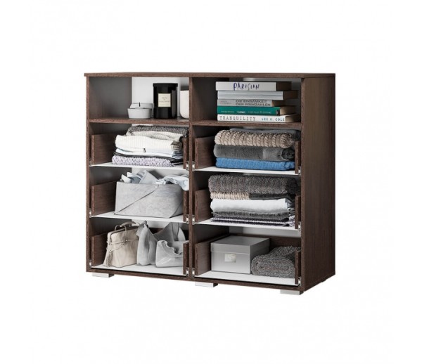 "Азаро" Комод "BTS"  Венге/белый глянец  