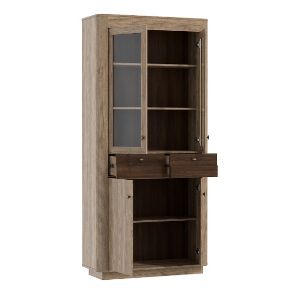 34.05 Шкаф комбинированный "Фантазия" (дуб каньон/дуб кальяри)