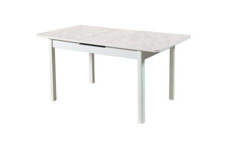 Стол "ЛЮКС 1,52 ПЛАСТИК" раздвижной (1,2*1,52*0,8) опора ХРОМ