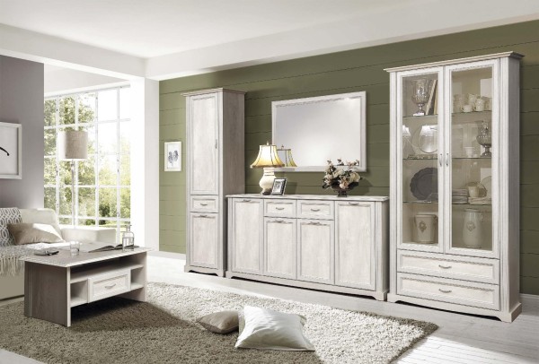 32.04 - 01 Шкаф-пенал "Сохо"(бетон пайн белый) 