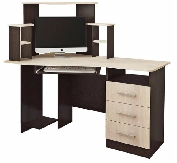 "Каспер" Стол компьютерный (венге/лоредо) 