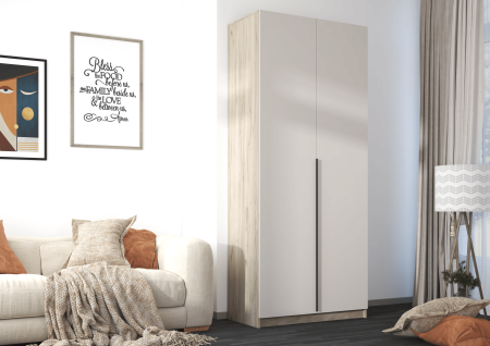 "Бохо" Шкаф 2-х ств. комбинированый ШК-002