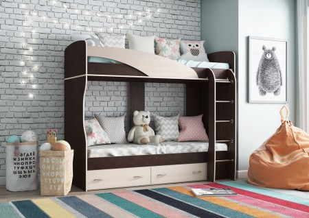 "Мийа" Кровать 2-х ярусная