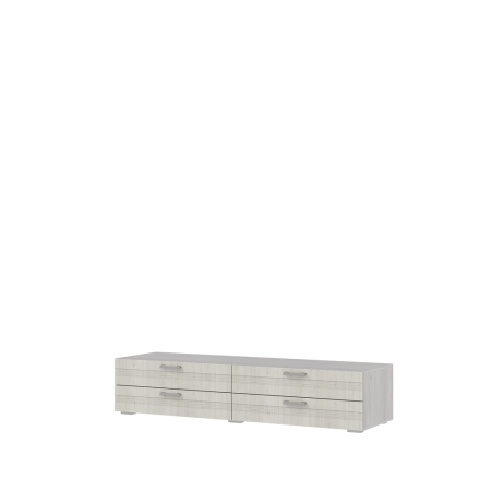 АМЕЛИЯ ТБ-03 (1800х380х528 мм) МДФ ВЯЗ КАНЬОН/АНКОР