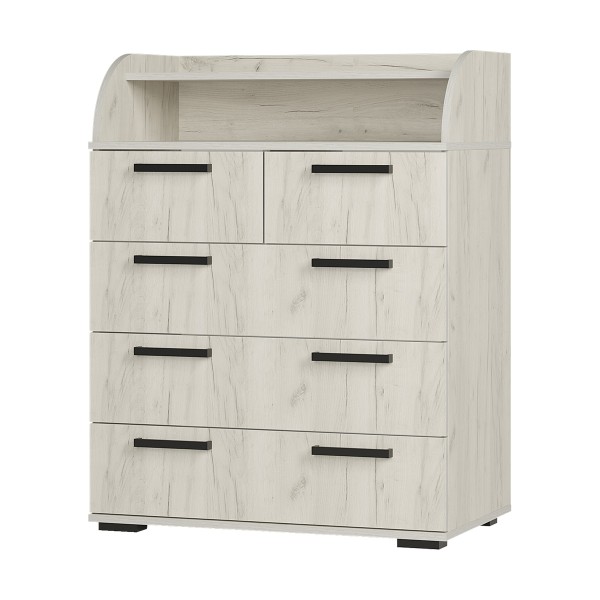 "Стандарт №1" Комод (Дуб крафт белый) 