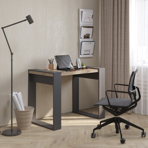 "Арчи" Стол компьютерный (графит/дуб керра) 